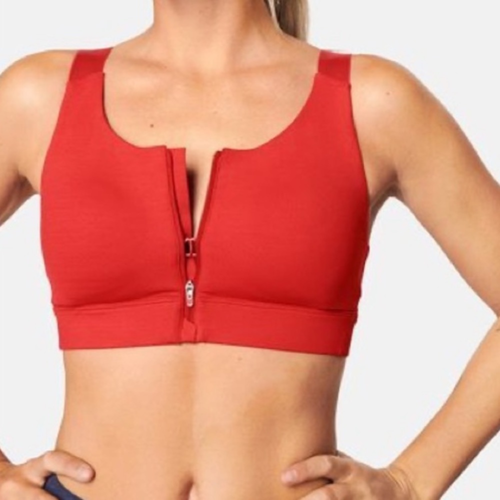 Red Outdoor Voices sports bra